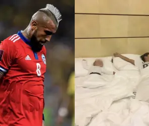 &iexcl;No despertaron! El origen del meme de los hijos dormidos de Arturo Vidal
