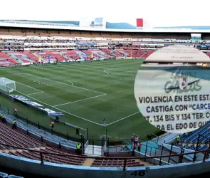 "La violencia se paga con c&aacute;rcel": Reviven cartel de hace a&ntilde;os en el Corregidora