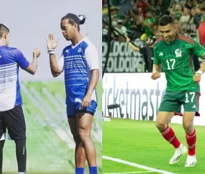Revelan c&oacute;mo Ronaldinho ayud&oacute; a Orbel&iacute;n Pineda para que debutara con Quer&eacute;taro