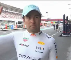 Checo P&eacute;rez explica la verdad de su eliminaci&oacute;n
