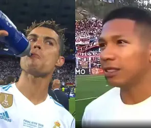 Edison Flores, exLiga MX, imita despedida de Cristiano Ronaldo (VIDEO)