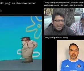 Charly Rodr&iacute;guez es v&iacute;ctima de memes por desaparecer con Cruz Azul