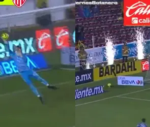 "El wey de la pirotecnia" del Quer&eacute;taro vs Necaxa se lleva los memes por no hacer bien su trabajo