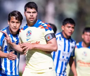 N&eacute;stor Araujo es v&iacute;ctima de burlas por fotograf&iacute;a jugando en la Sub-23 con Am&eacute;rica