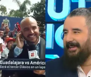 Fan de Chivas le "mienta la madre" a &Aacute;lvaro Morales en plena transmisi&oacute;n de ESPN (VIDEO)