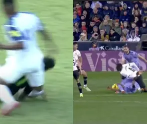 Usuarios recuerdan lesi&oacute;n que provoc&oacute; Javier Aquino vs Honduras tras jugada de Diakhaby