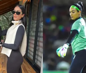 FOTOS | Ella es Stefani Jim&eacute;nez, la portera de Pachuca que enamor&oacute; a la Chofis L&oacute;pez