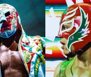 M&aacute;scaras tricolor que se han visto en la Lucha Libre