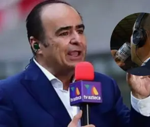 David Medrano se pone a beber en pleno Toluca vs Am&eacute;rica