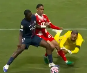 As&iacute; fue la lesi&oacute;n de Jamal Musiala vs PSG (VIDEO)