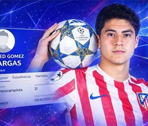 Obed Vargas jugar&aacute; la Champions League con el Atl&eacute;tico de Madrid