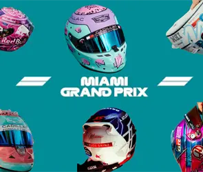 Los cascos m&aacute;s llamativos del GP de Miami 2026