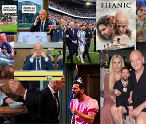 &iquest;Favoritismo FIFA? Los mejores memes de Messi e Infantino
