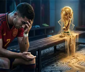 &iquest;Se rompi&oacute;? El incidente de Espa&ntilde;a con la Copa del Mundo