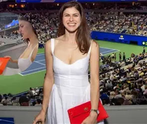 Fin&iacute;simo, as&iacute; es la comida de Alexandra Daddario en el U.S. Open