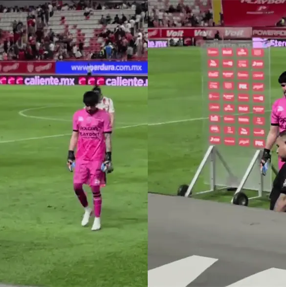 VIDEO| ¡No se guardó nada! Portero del Necaxa encara a la grada VIDEO| ¡No se guardó nada! Portero del Necaxa encara a la grada
