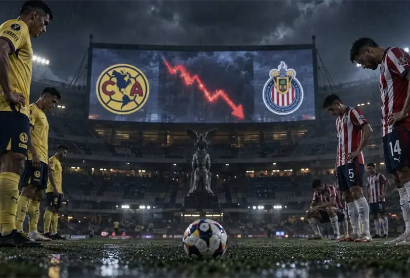 Récord negativo para el América vs Chivas Récord negativo para el América vs Chivas