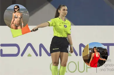 &iexcl;Qu&eacute; belleza! Giuliana Vigile, la &aacute;rbitra italiana que roba miradas