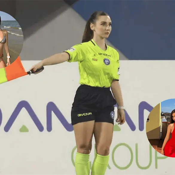 &iexcl;Qu&eacute; belleza! Giuliana Vigile, la &aacute;rbitra italiana que roba miradas