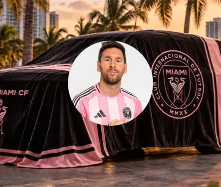 Mientras Cruz Azul lleg&oacute; en autob&uacute;s, as&iacute; es la lujosa camioneta de Messi