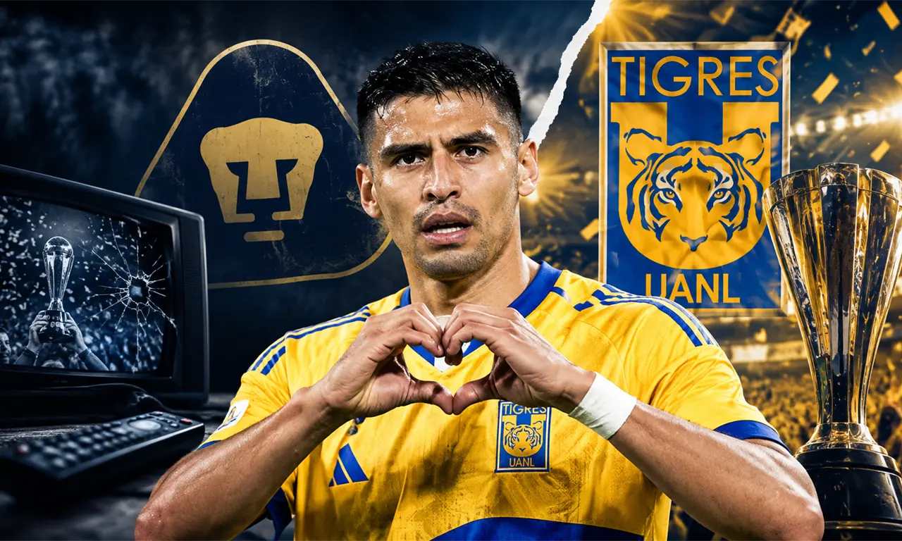  Memote Martínez fue presentado como nuevo refuerzo de Tigres tras dejar a Pumas. 
