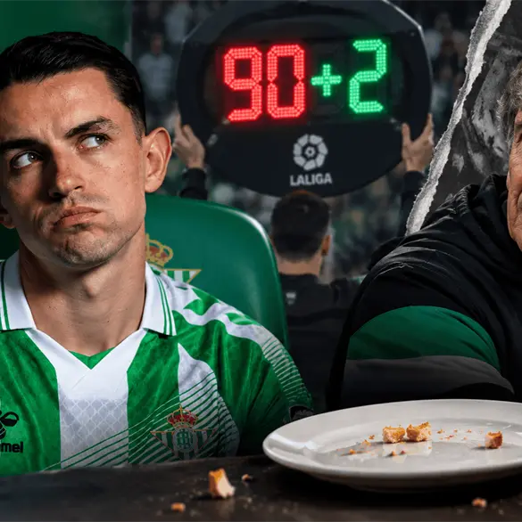 &iexcl;Migajas para Fidalgo! El ins&oacute;lito tiempo que Pellegrini le dio en triunfo del Betis