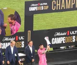&iquest;Y esto? Messi se calent&oacute; tras la final vs Cruz Azul
