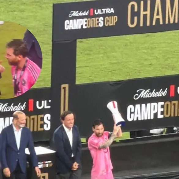 ¿Y esto? Messi se calentó tras la final vs Cruz Azul ¿Y esto? Messi se calentó tras la final vs Cruz Azul