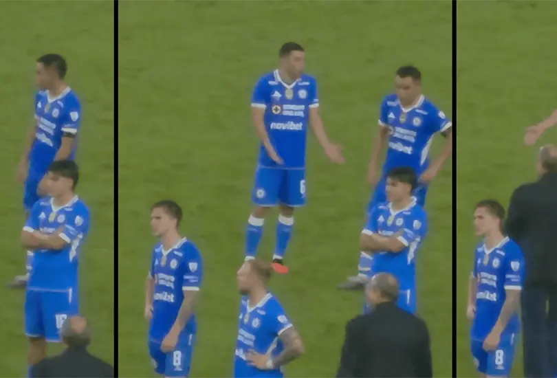 Erik Lira fue captado muy molesto junto a Charly Rodr&iacute;guez despu&eacute;s de que Cruz Azul perdi&oacute; la final ante Inter Miami.