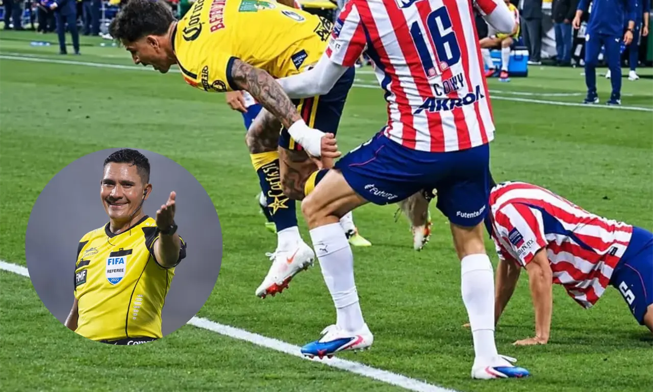  El Cantante Guerrero señaló una posible falta sobre Brian Rodríguez durante el Clásico Nacional 