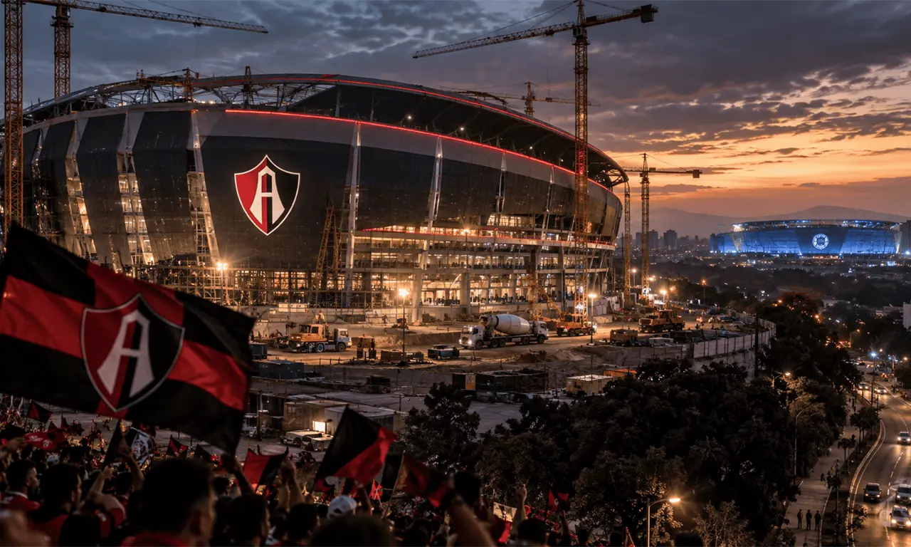  Atlas podría tener estadio antes que Cruz Azul 