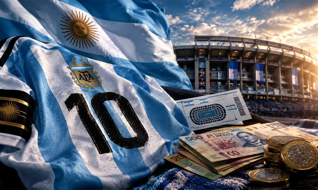  Ver a Lionel Messi por última vez con Argentina podría costar hasta $5,600 pesos mexicanos. 