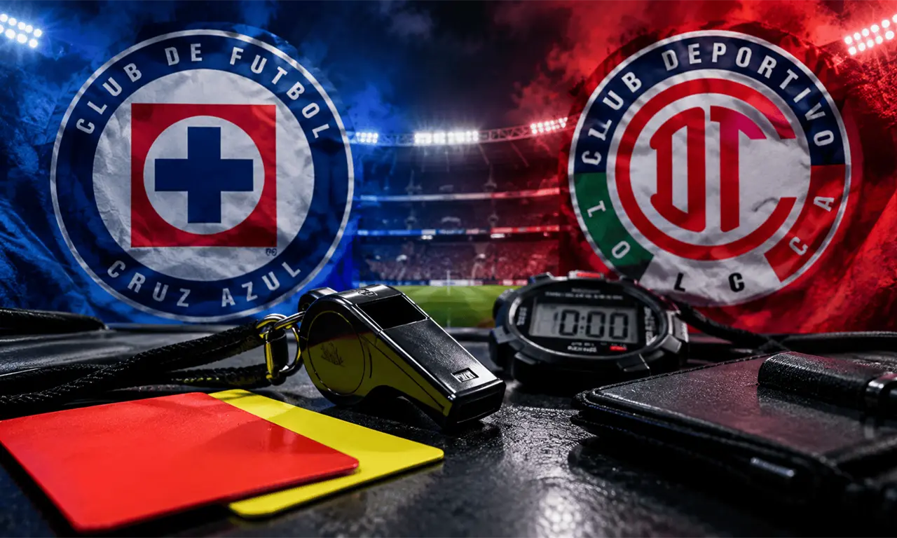  La Comisión de Árbitros confirmó la designación para el Cruz Azul vs Toluca de la Jornada 10. 