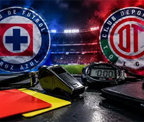 &iquest;Pol&eacute;mica en Cruz Azul vs Toluca? Esta es la designaci&oacute;n arbitral