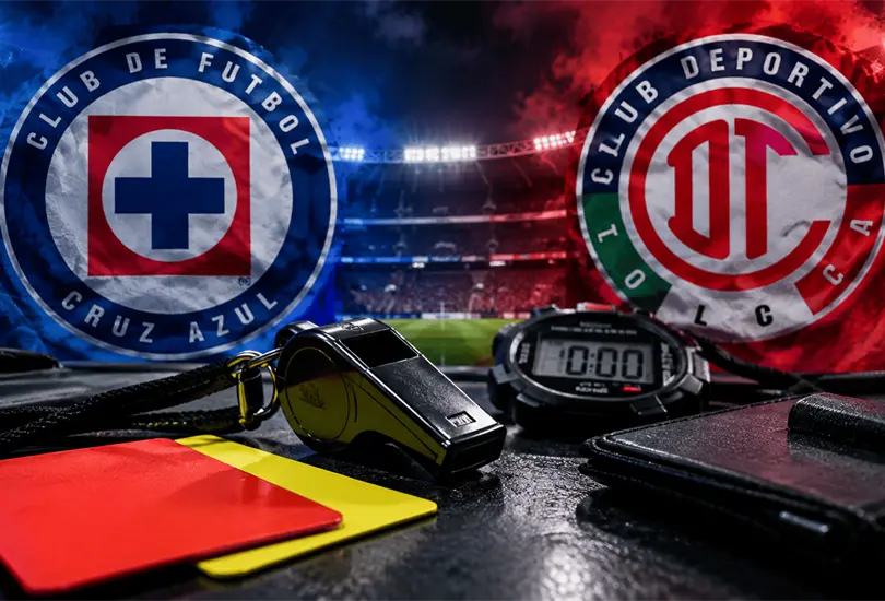 La Comisión de Árbitros confirmó la designación para el Cruz Azul vs Toluca de la Jornada 10. La Comisión de Árbitros confirmó la designación para el Cruz Azul vs Toluca de la Jornada 10.