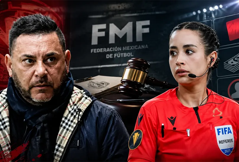 Antonio Mohamed reclam&oacute; el arbitraje de Katia Itzel Garc&iacute;a tras el empate entre Cruz Azul y Toluca.