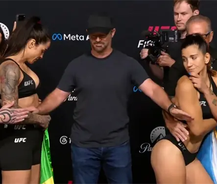 &iexcl;Esc&aacute;ndalo! Pelea de mujeres termina con una pol&eacute;mica escena en la UFC