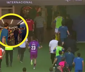 VIDEO| &iexcl;Se fueron a los golpes! La bronca entre Central y Estudiantes