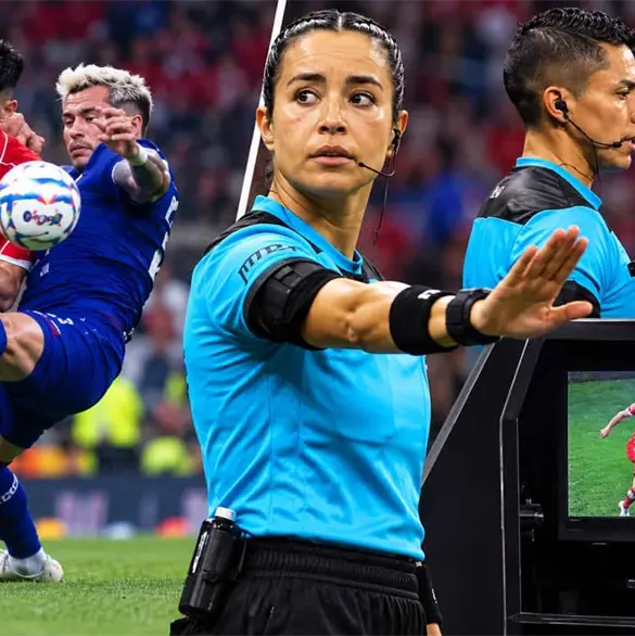 &iquest;Se equivoc&oacute; Katia? Lo que dice la regla sobre el Toluca vs Cruz Azul