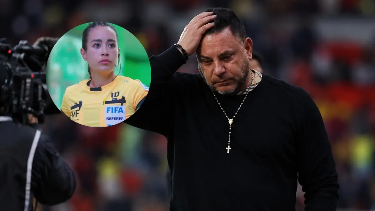  Antonio Mohamed y Katia Itzel discutieron al acabar el Cruz Azul vs Toluca 