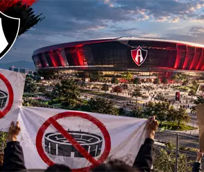 ¡Ni lo presentan y ya hay pleito! Vecinos rechazan estadio del Atlas ¡Ni lo presentan y ya hay pleito! Vecinos rechazan estadio del Atlas