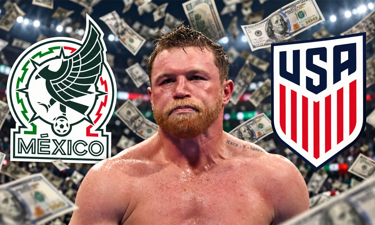  La fortuna que Canelo Álvarez perdió por apostarle a México ante EEUU 