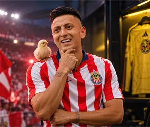 &iquest;Otro fan del Am&eacute;rica? Revelan el origen del "Piojo" Alvarado