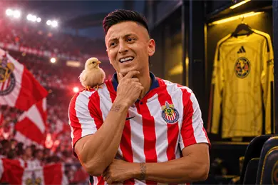 &iquest;Otro fan del Am&eacute;rica? Revelan el origen del "Piojo" Alvarado