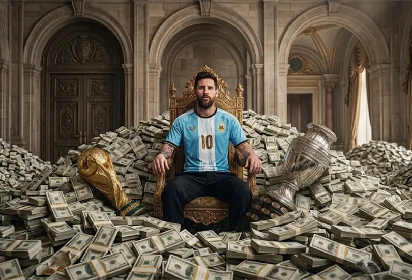 Lionel Messi dejó una fortuna en las arcas de la AFA Lionel Messi dejó una fortuna en las arcas de la AFA