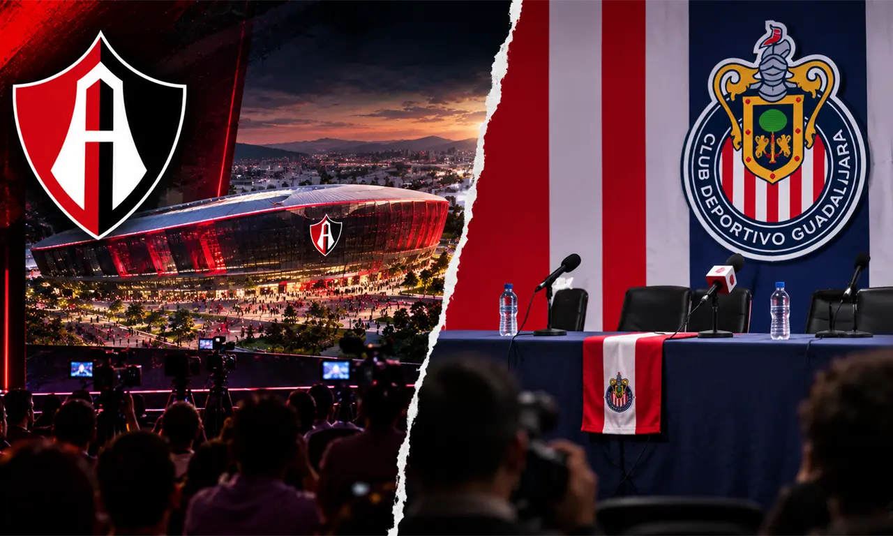  Chivas y Atlas protagonizaron un nuevo capítulo de su rivalidad, ahora lejos de la cancha. 