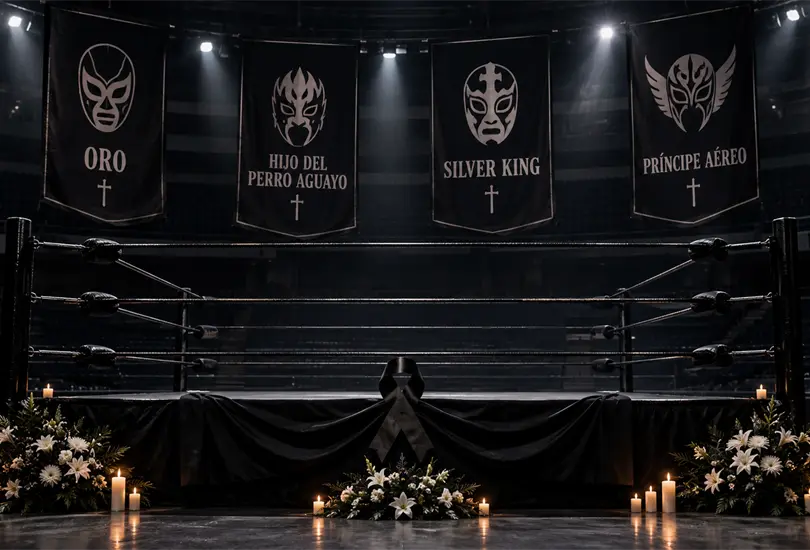 Oro, Silver King, el Hijo del Perro Aguayo y Pr&iacute;ncipe A&eacute;reo, cuatro luchadores cuyas muertes conmocionaron al pancracio.