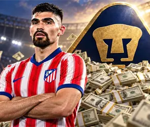 Los millones que ganar&iacute;a Pumas si Atl&eacute;tico de Madrid compra a Johan V&aacute;squez