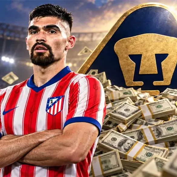 Los millones que ganaría Pumas si Atlético de Madrid compra a Johan Vásquez Los millones que ganaría Pumas si Atlético de Madrid compra a Johan Vásquez