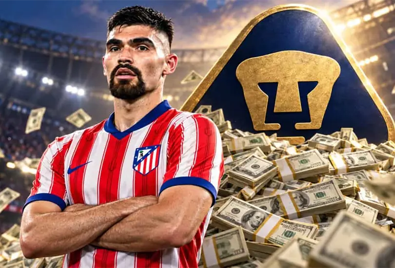 Johan V&aacute;zquez le dejar&iacute;a una fortuna a Pumas